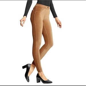 HUE corduroy leggings in caramel